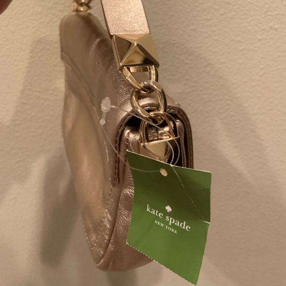 Kate Spade Rose Gold Pink Metallic Purse - NWT - Picture 6 of 8